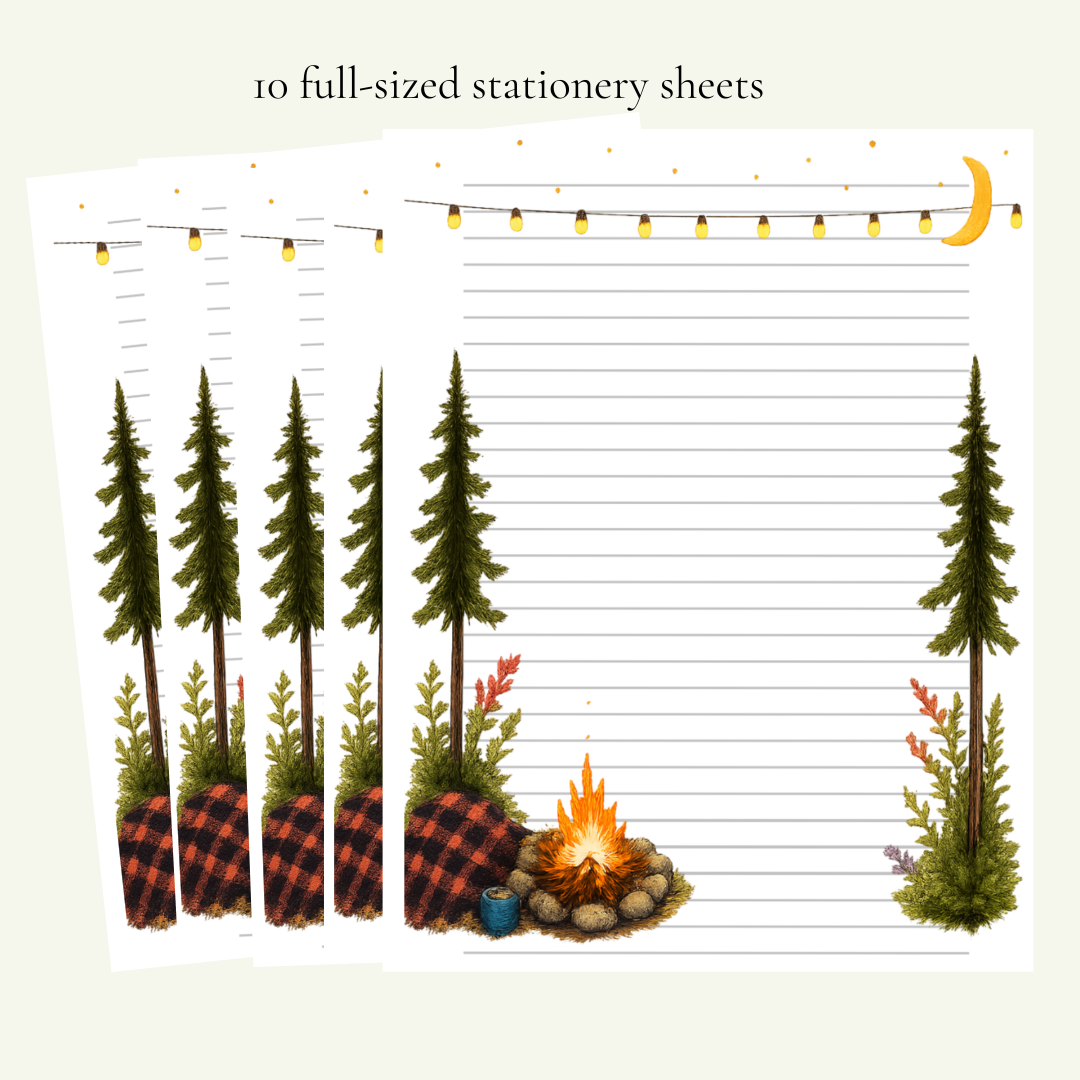 Fireside Nights Stationery Set