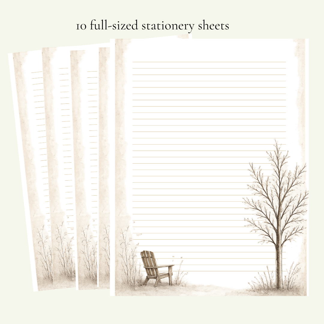 Quiet Reflection Stationery Set