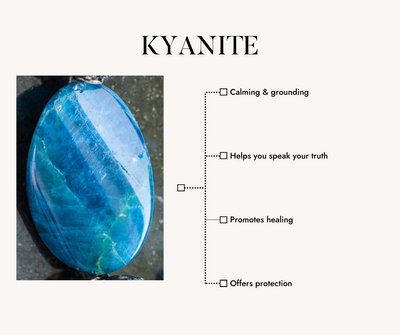 Kyanite Crystal Sterling Silver Earrings
