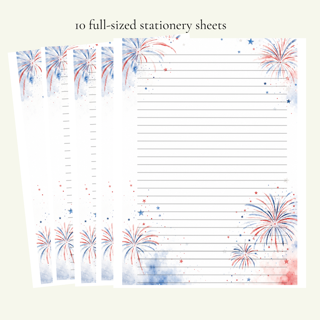 Americana Skies Stationery Set