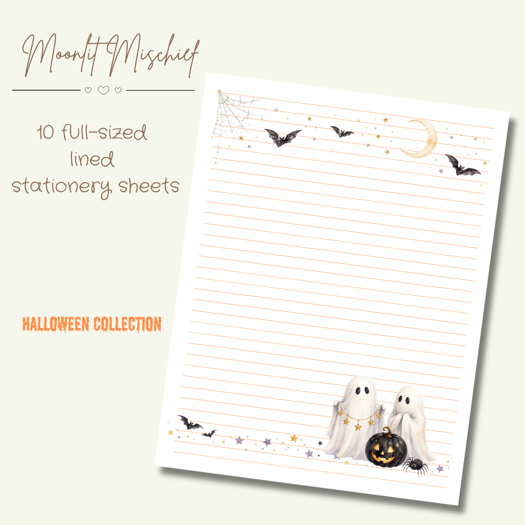 Moonlit Mischief Stationery Set