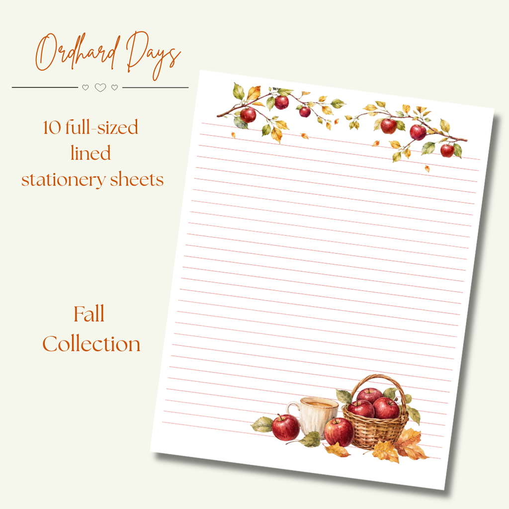 Orchard Days Stationery Set