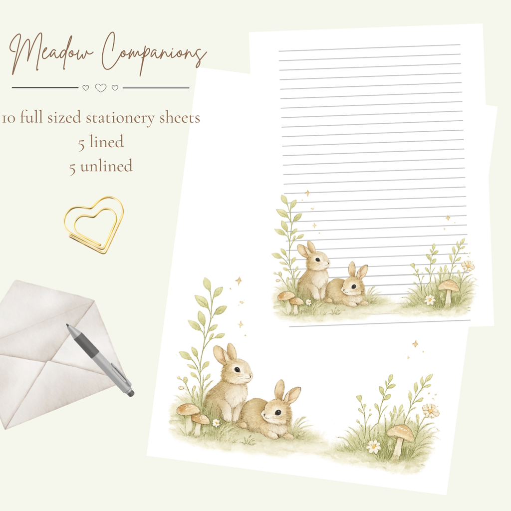 Meadow Companions Stationery Set