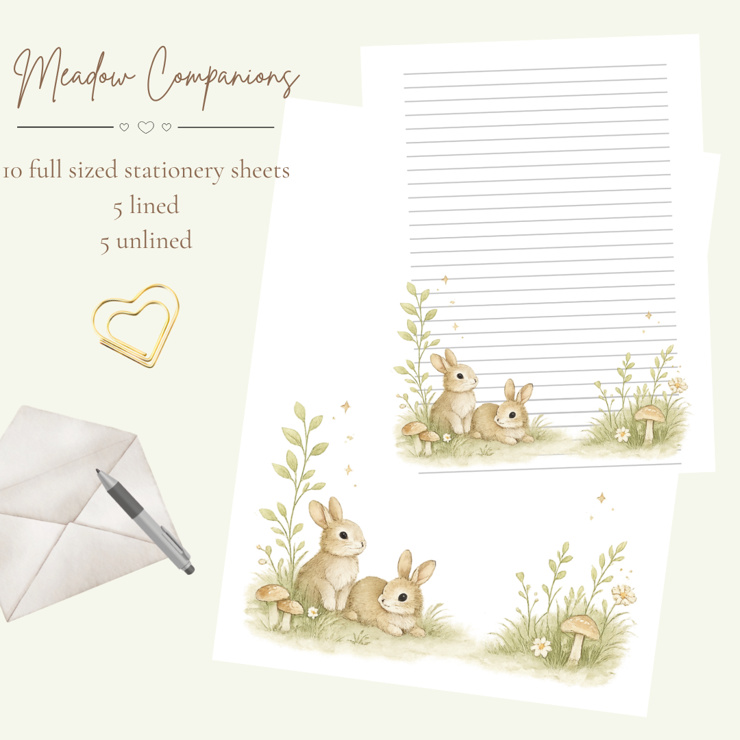 Meadow Companions Stationery Set