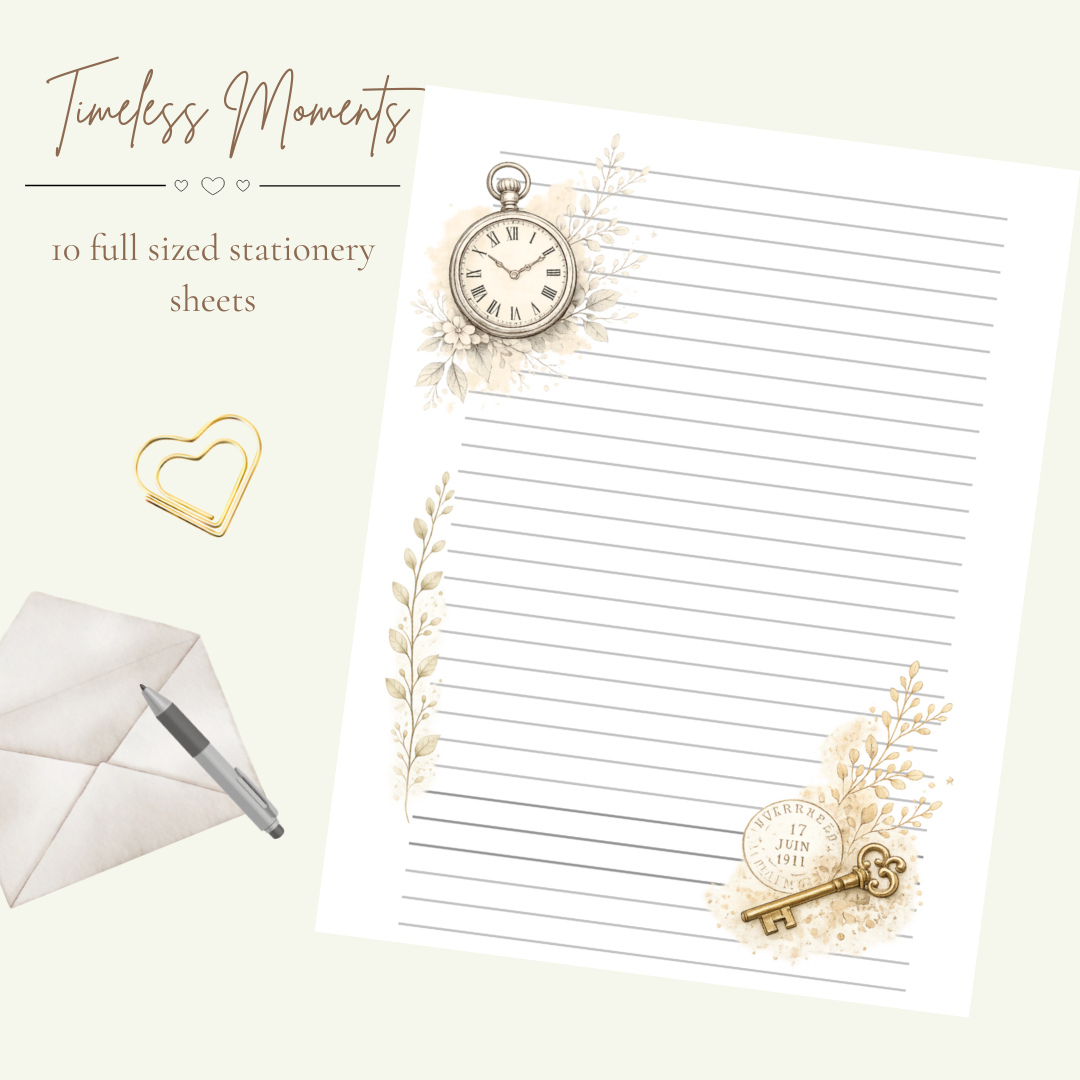 Timeless Moments Stationery Set