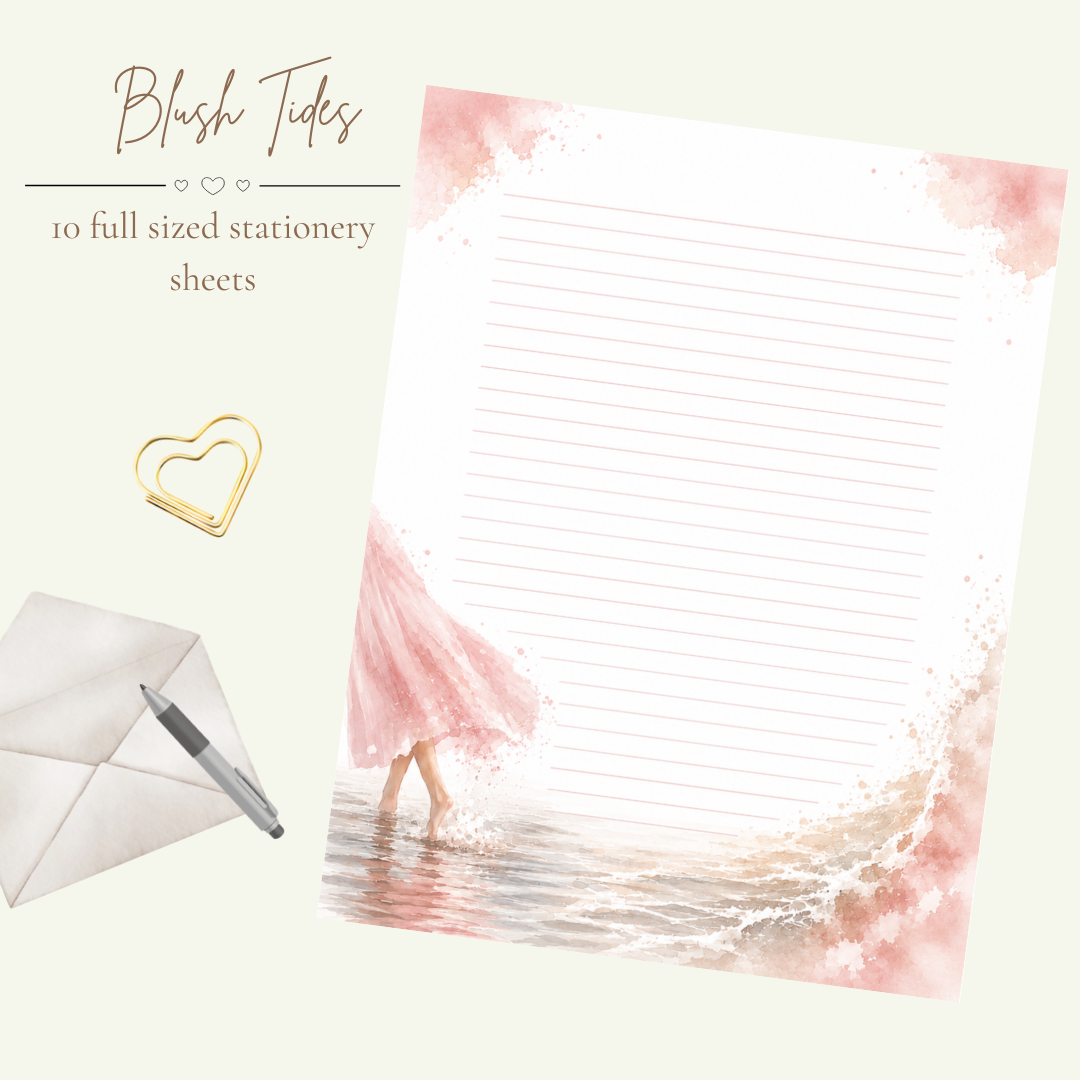 Blush Tides Stationery Set