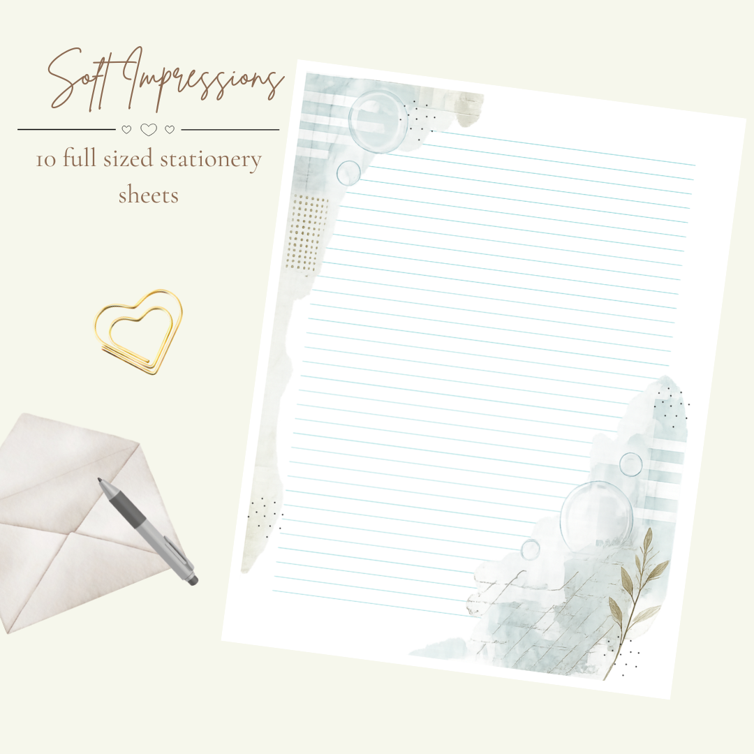 Soft Impressions Stationery Set