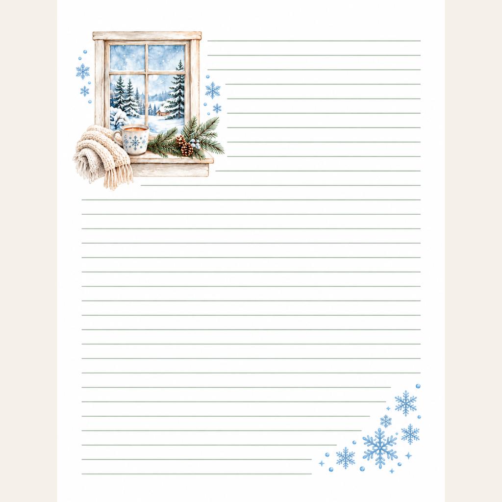 Cozy Winter Stationery Set