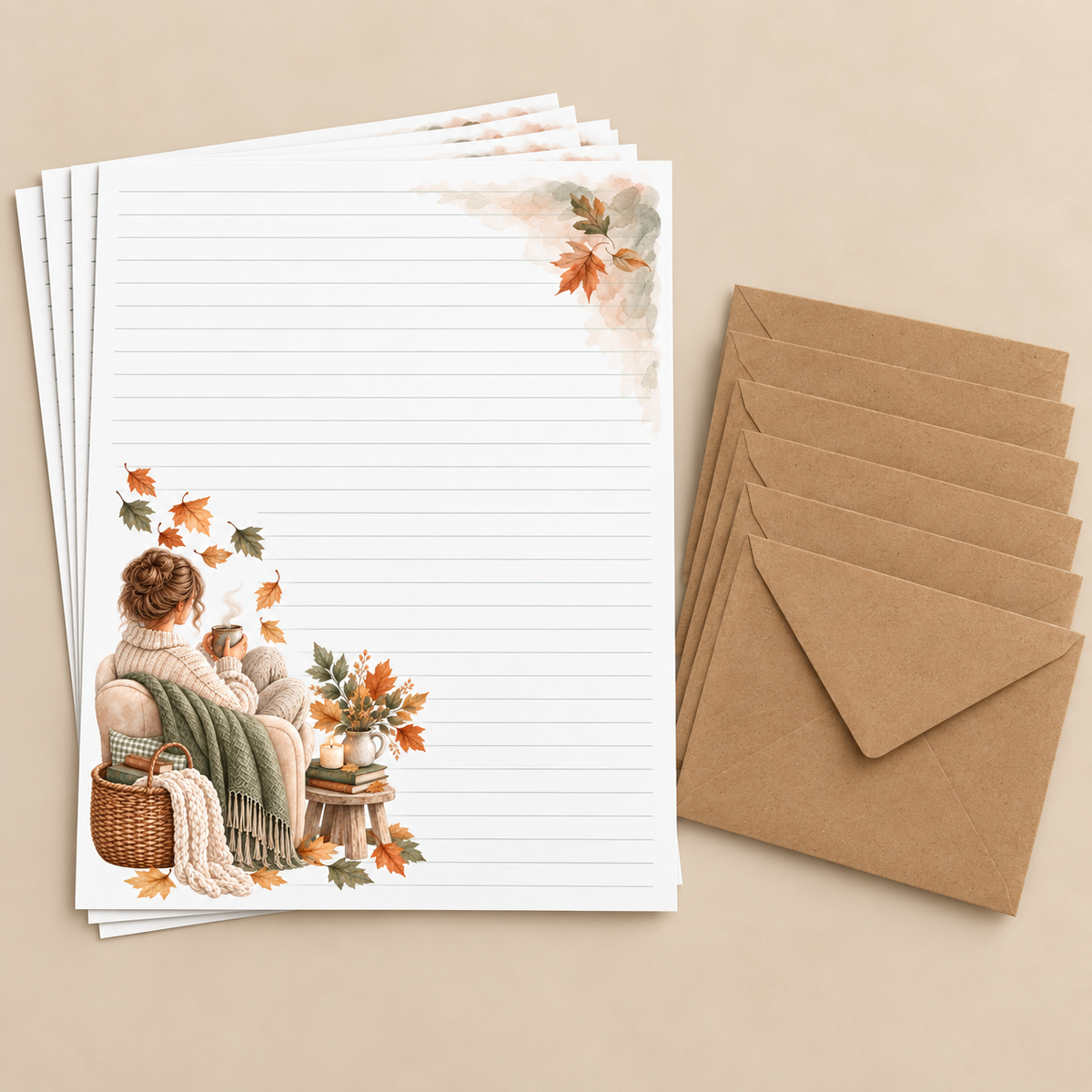 Autumn Stillness Stationery Set