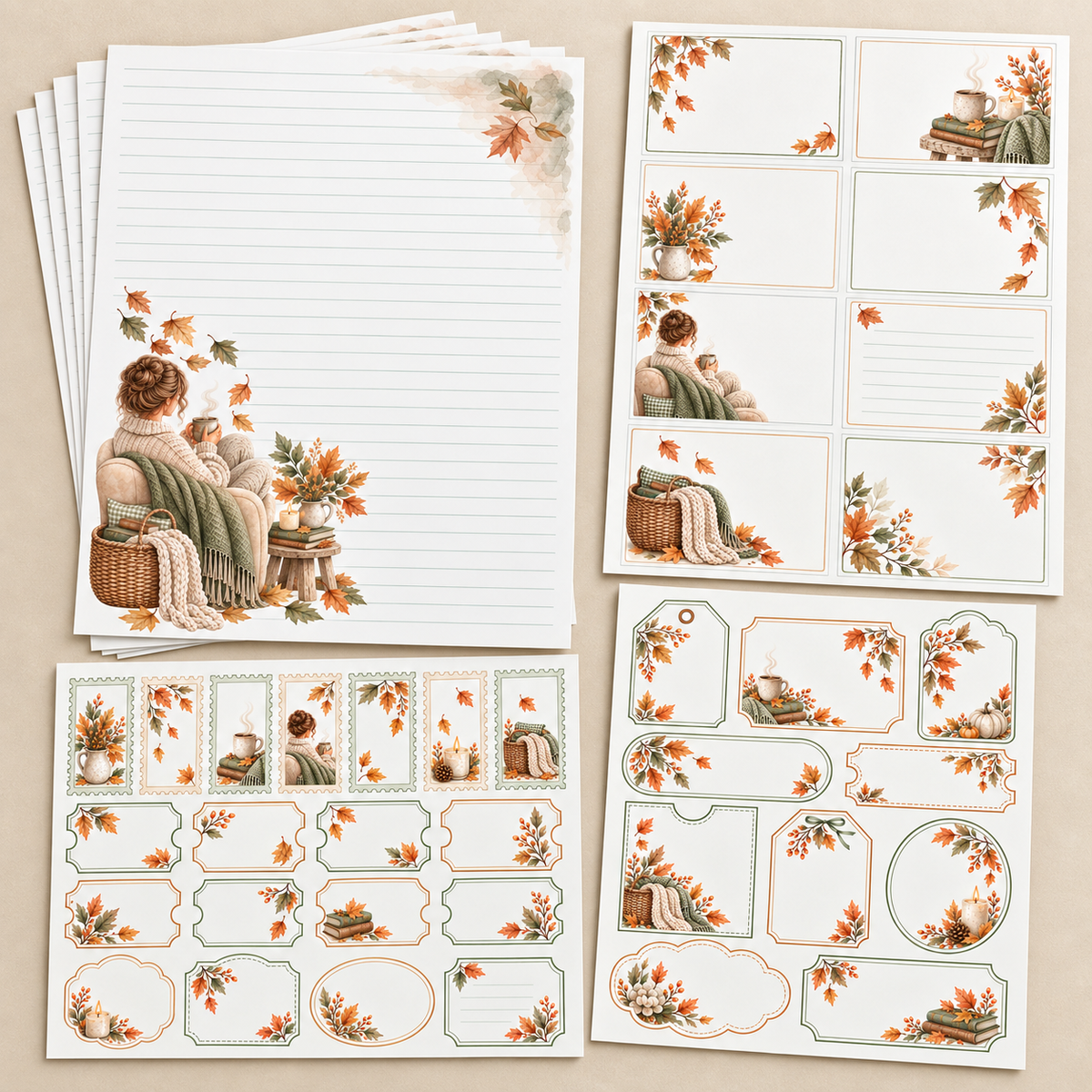 Autumn Stillness Stationery Set
