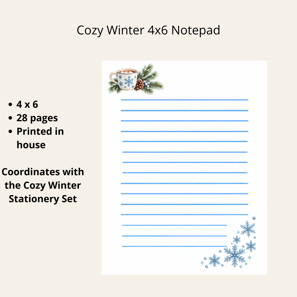 Cozy Winter Stationery Set