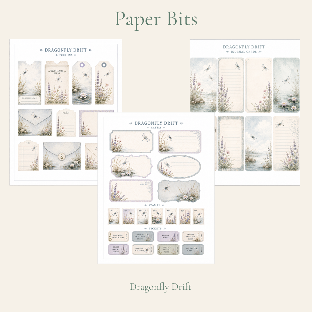 Dragonfly Drift Stationery Set