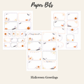 Halloween Greetings Paper Bits