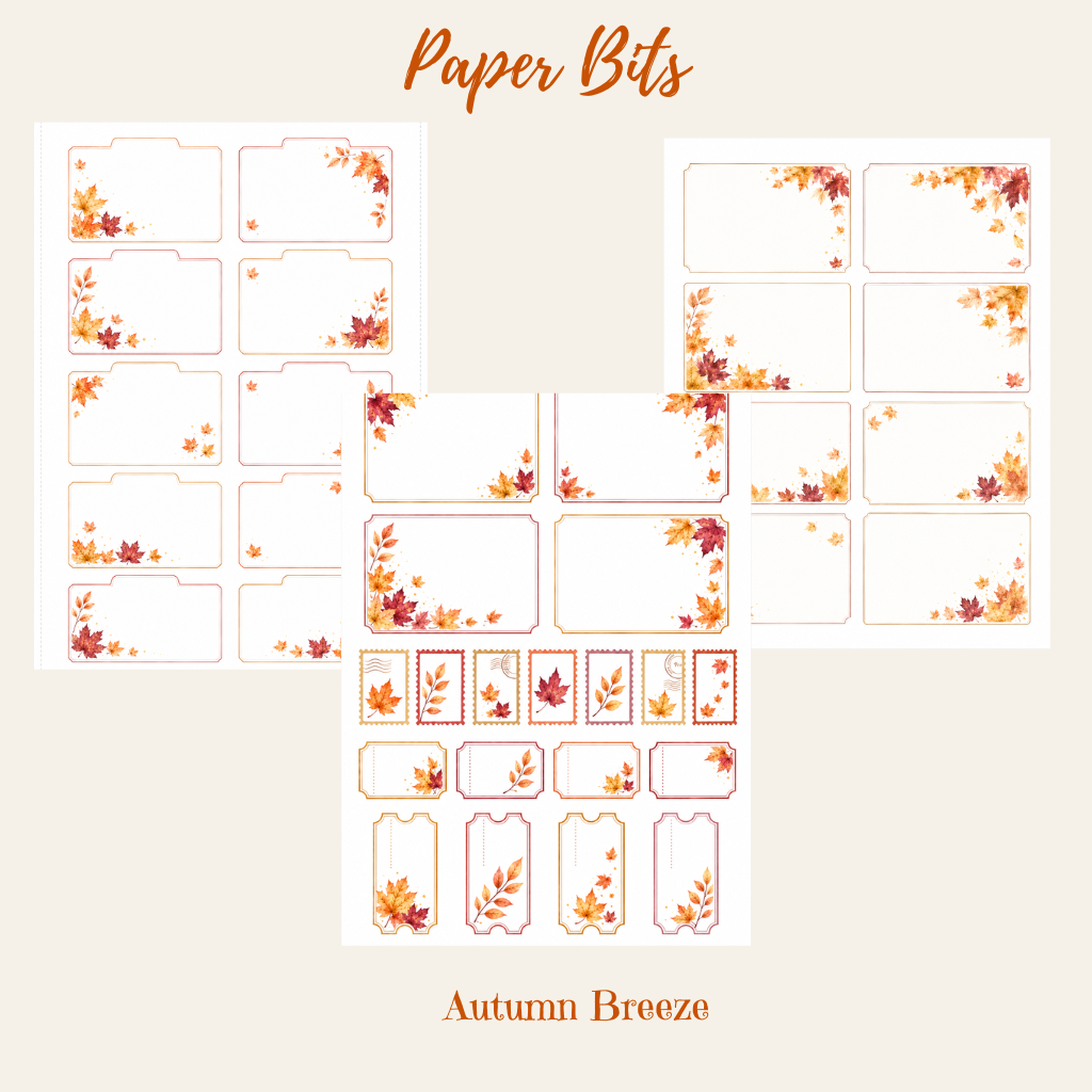 Autumn Breeze Stationery Set