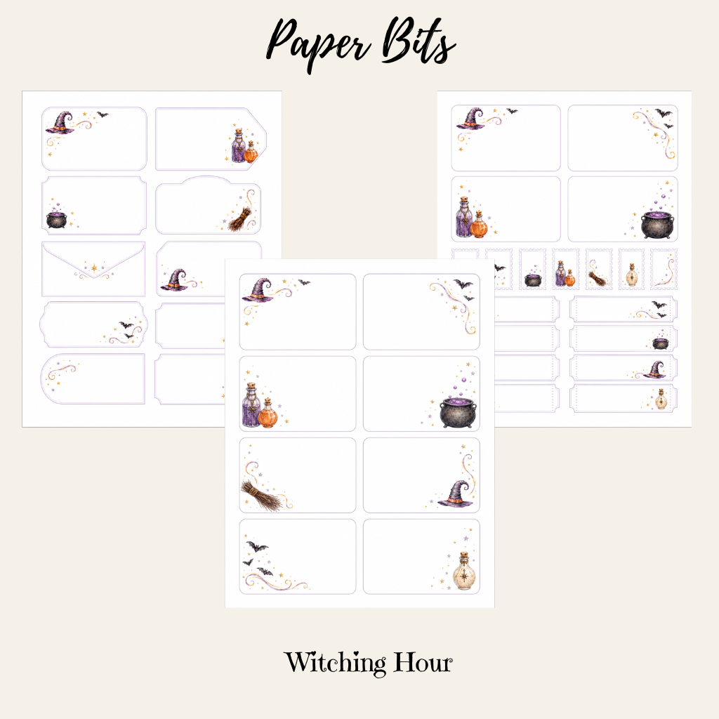 Witching Hour Paper Bits Set