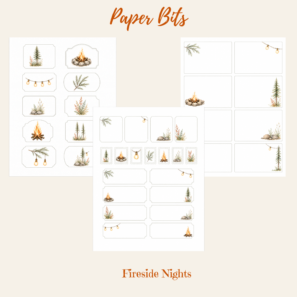 Fireside Nights Stationery Set