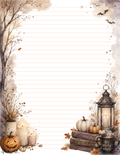 Twilight Pumpkins Stationery Set