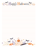 Halloween Greetings Stationery Set