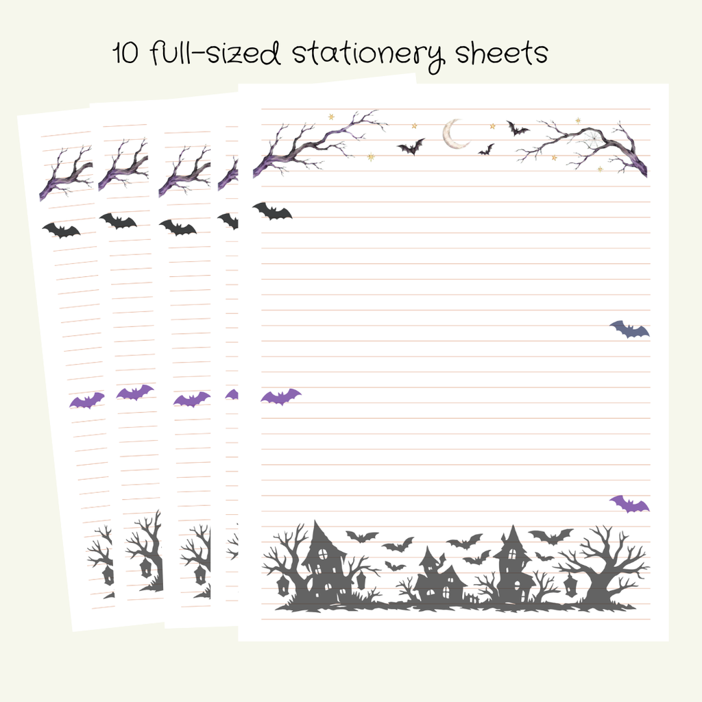 Haunted Hollow Stationery Set