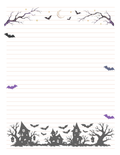 Haunted Hollow Stationery Set