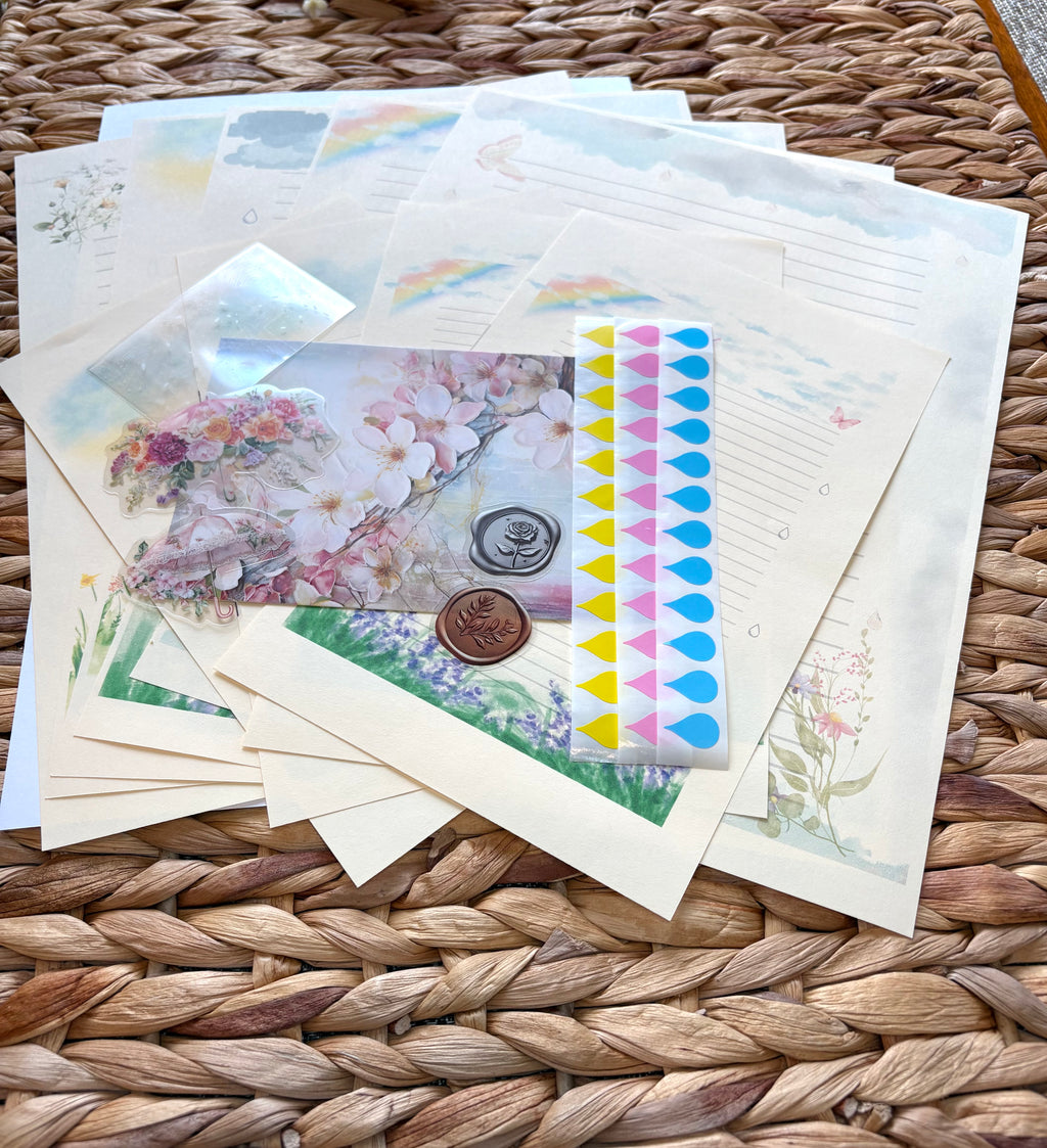 April Showers Stationery Kit