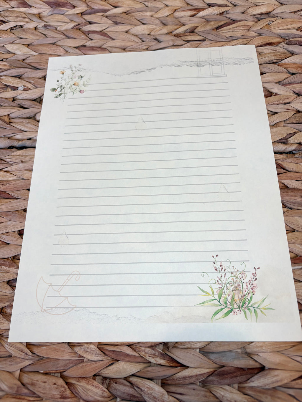 April Showers Stationery Kit