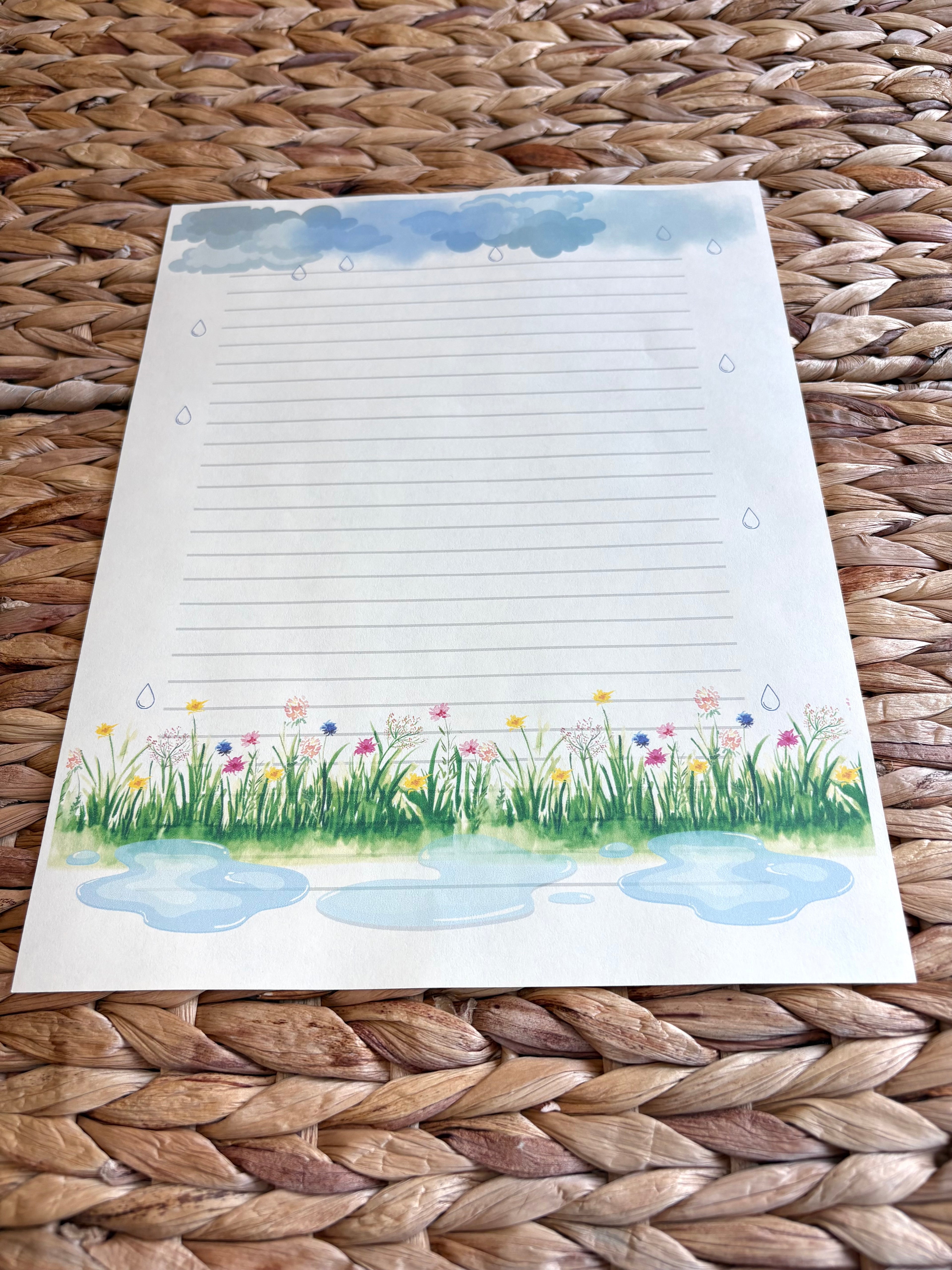 April Showers Stationery Kit