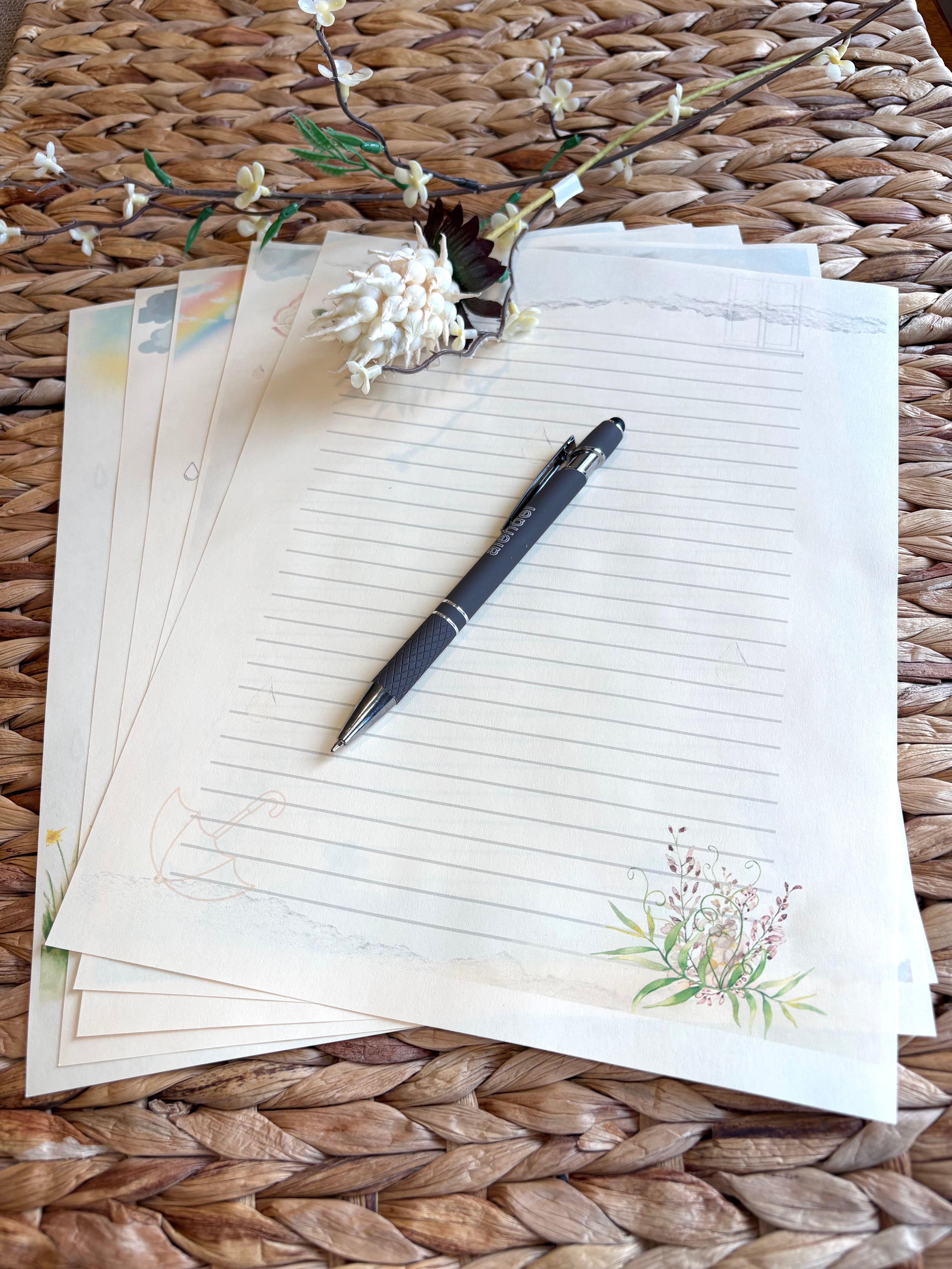 April Showers Stationery Kit