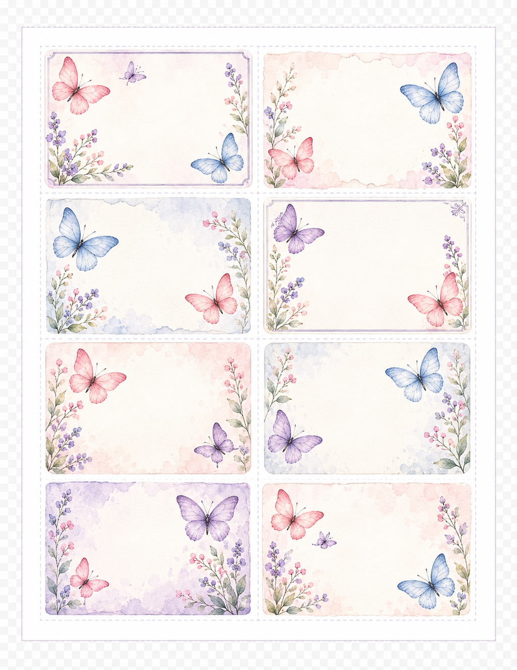 Butterfly Whispers Paper Bits