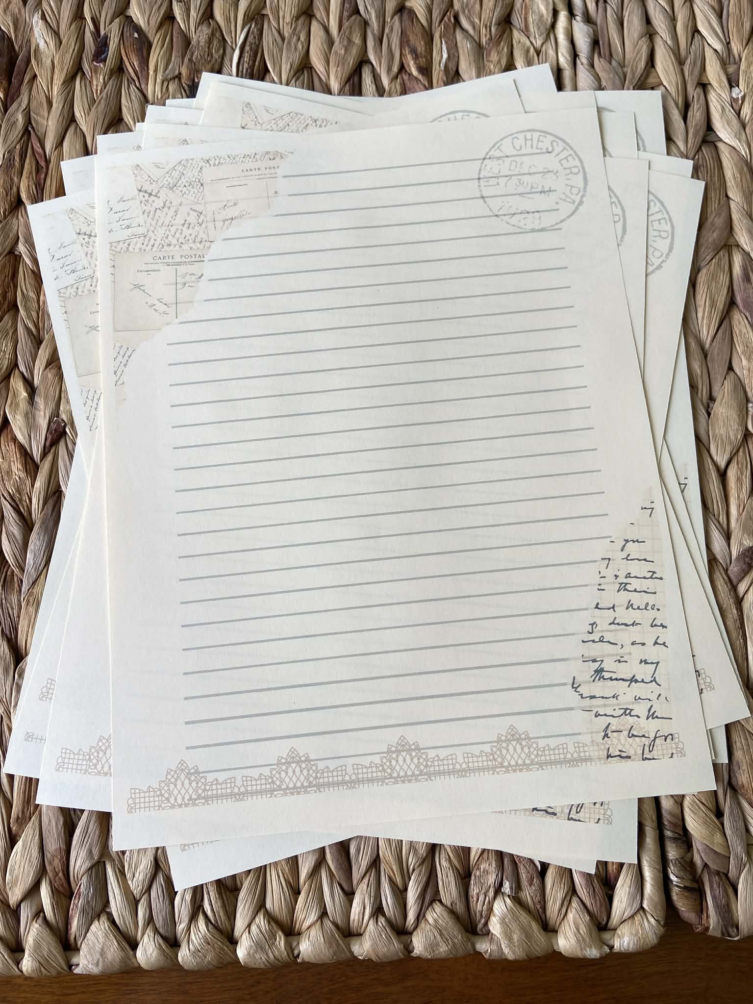 Letters & Lace Simple Set