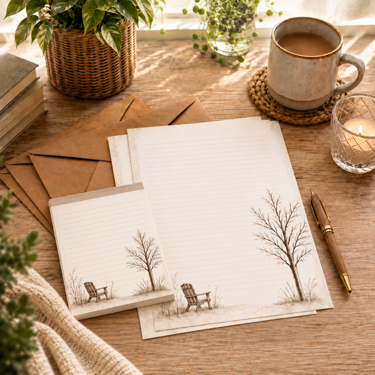 Quiet Reflection 4x6 Notepad