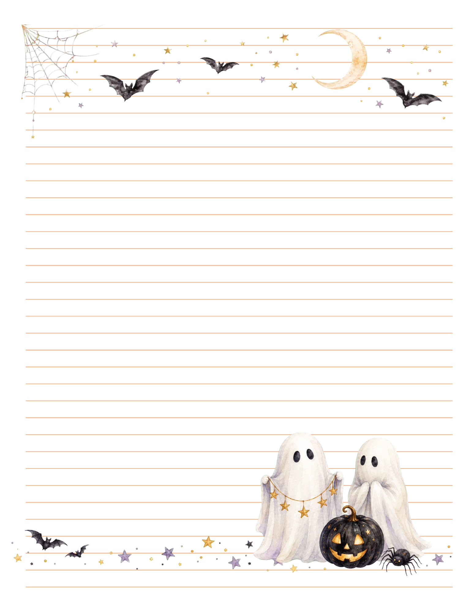 Moonlit Mischief Stationery Set
