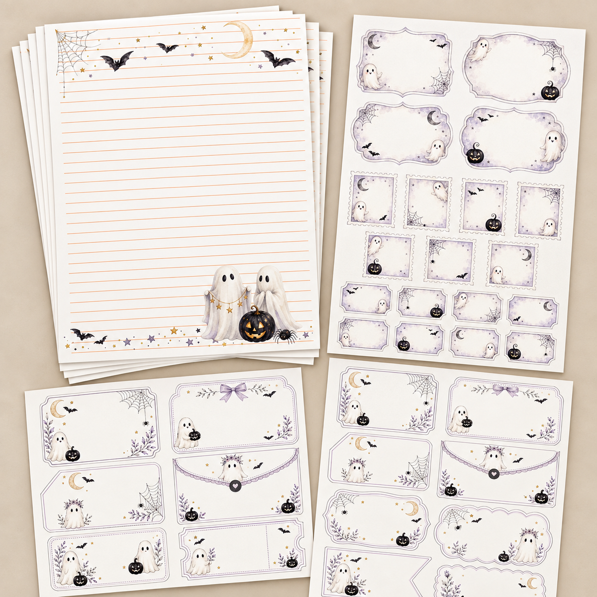 Moonlit Mischief Stationery Set