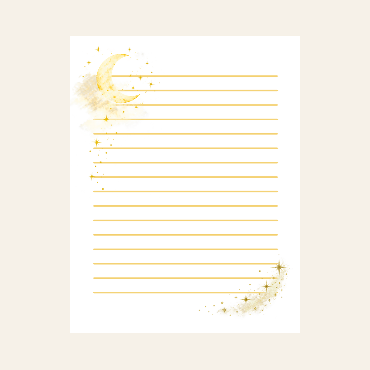 Moonlit Pages 4x6 Notepad
