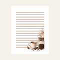 Letters & Lates 4x6 Notepad