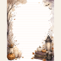 Twilight Pumpkins Stationery Set