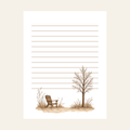 Quiet Reflection 4x6 Notepad