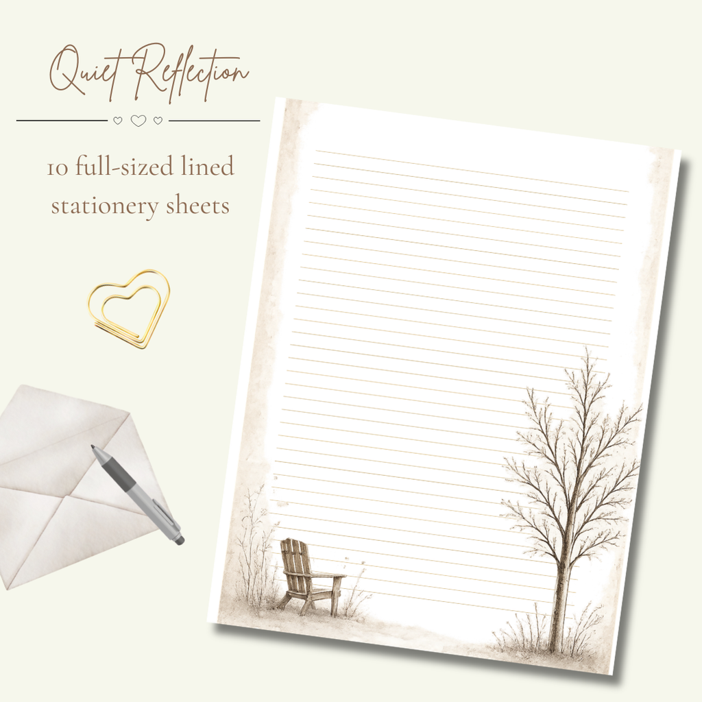 Quiet Reflection Stationery Set