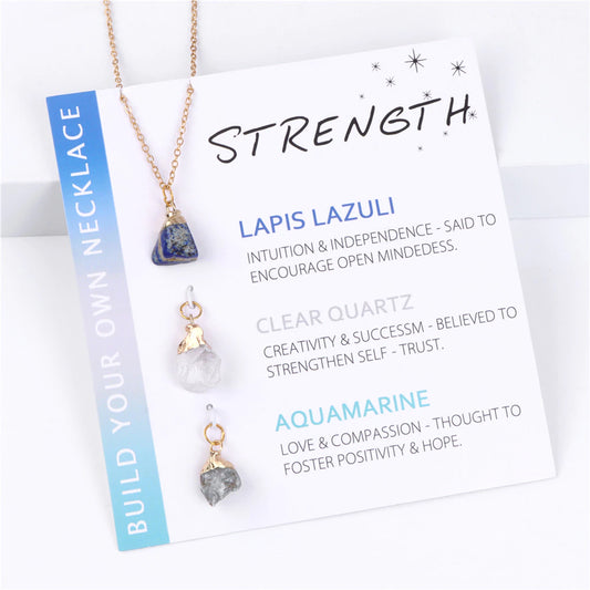 Interchangeable Crystal Necklace - Strength