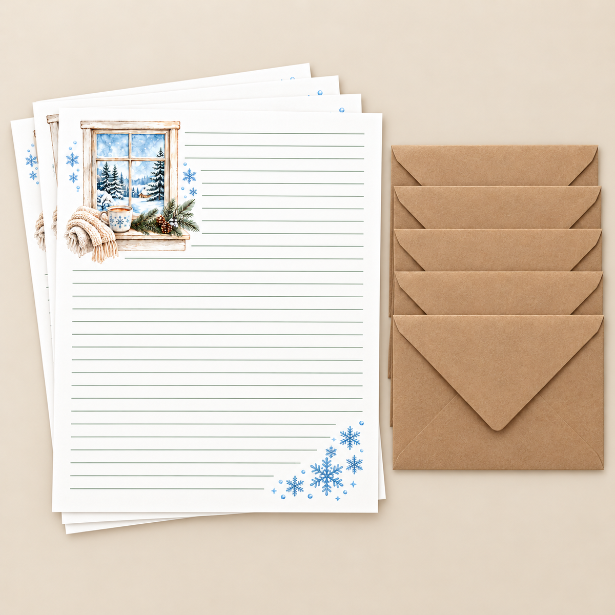 Cozy Winter Stationery Set