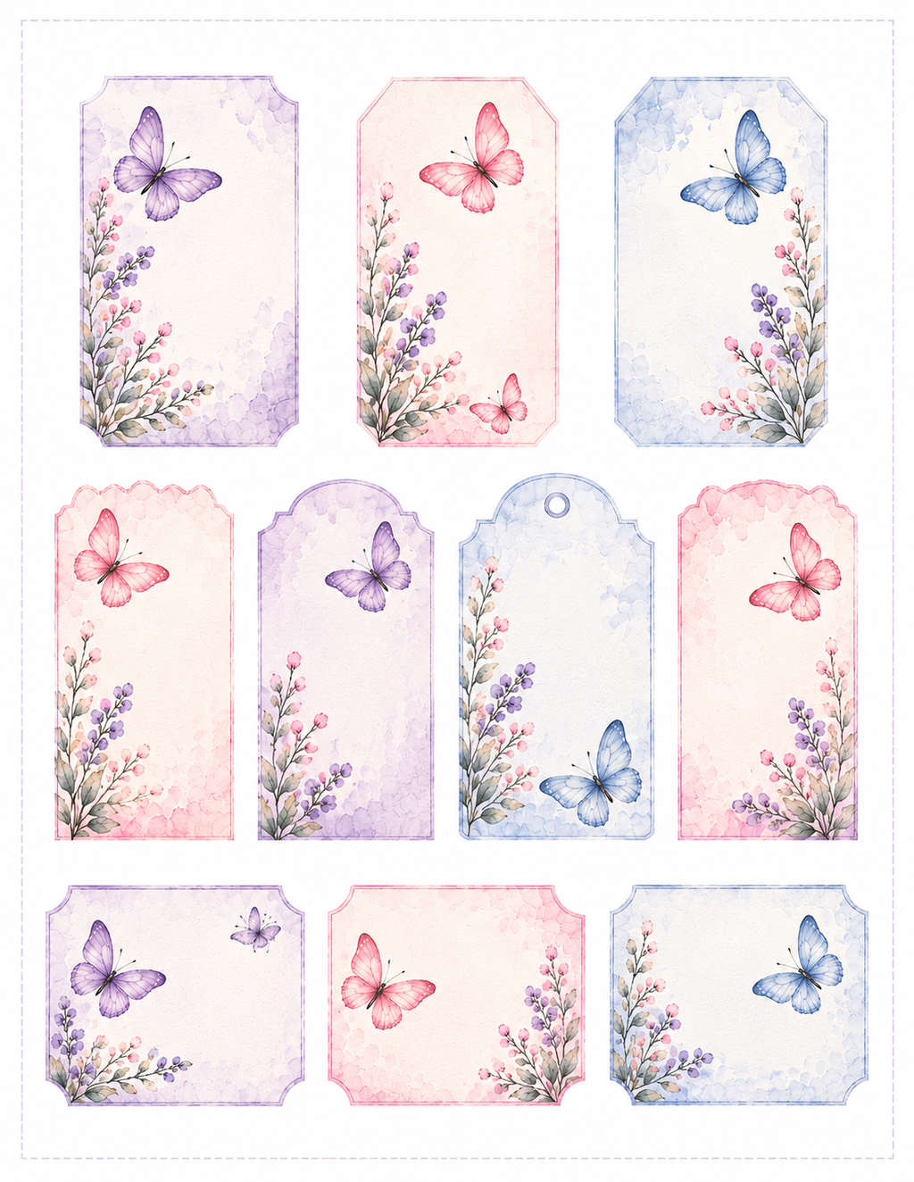 Butterfly Whispers Paper Bits