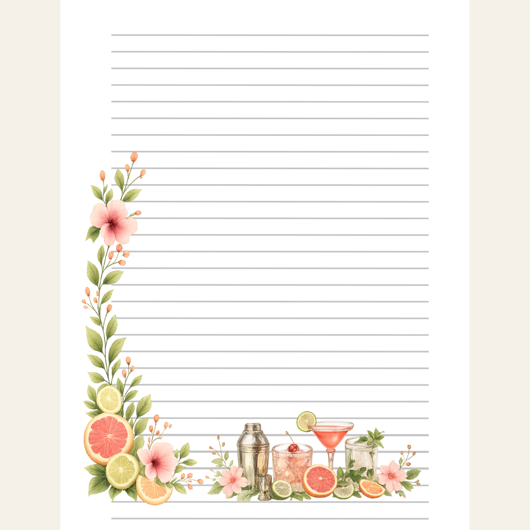 Sip & Bloom Stationery Set