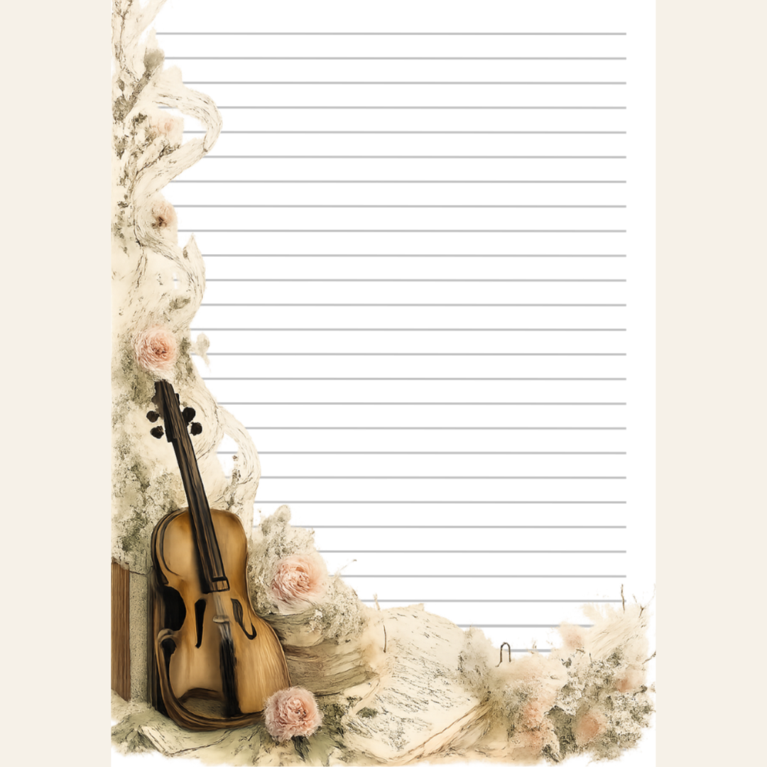 Vintage Melodies Stationery Set