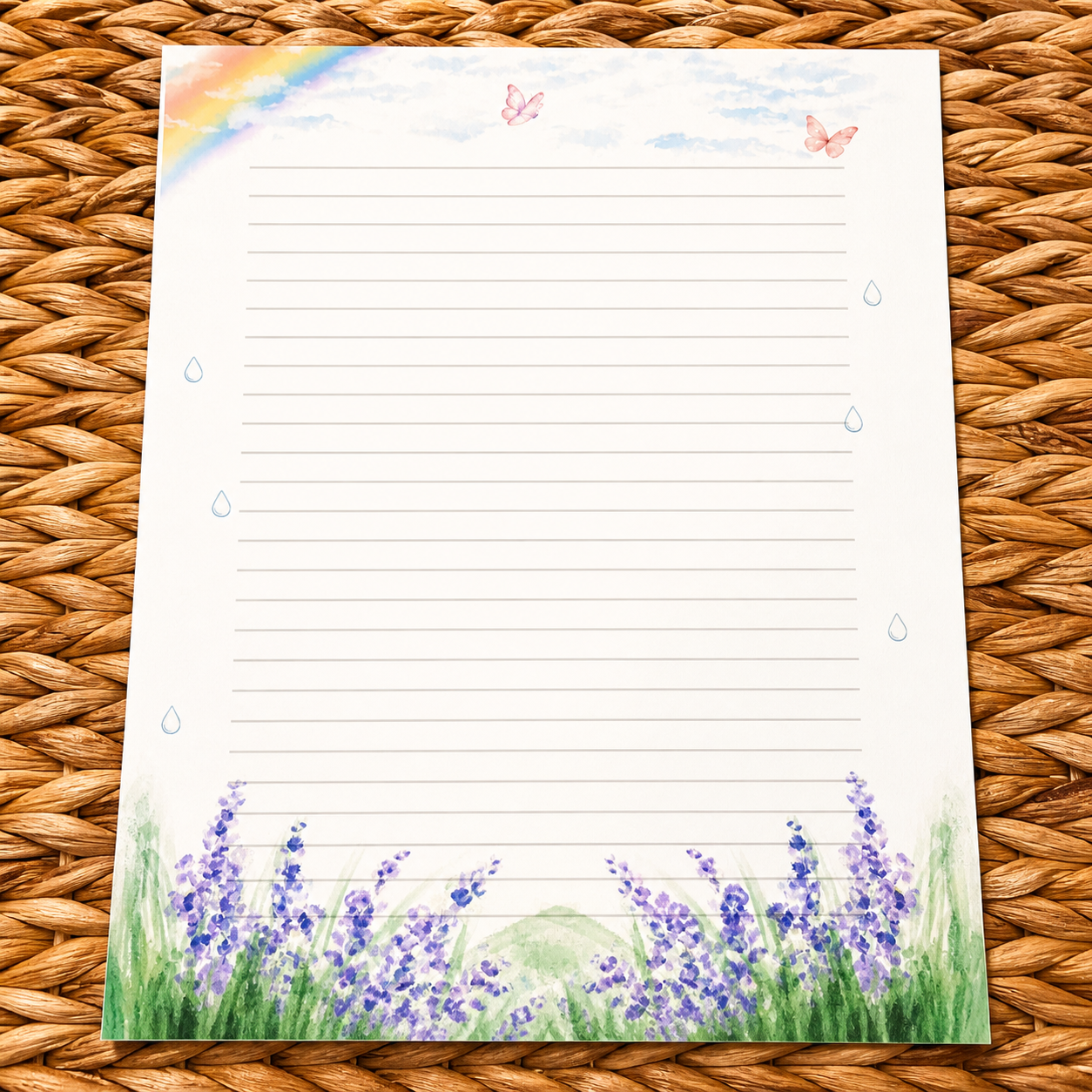 April Showers Stationery Kit