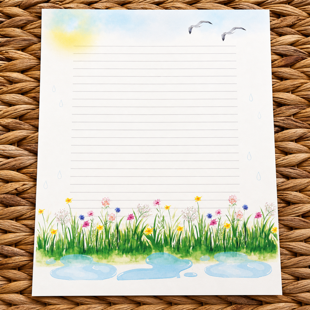 April Showers Stationery Kit