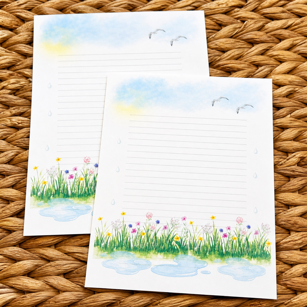 April Showers Stationery Kit