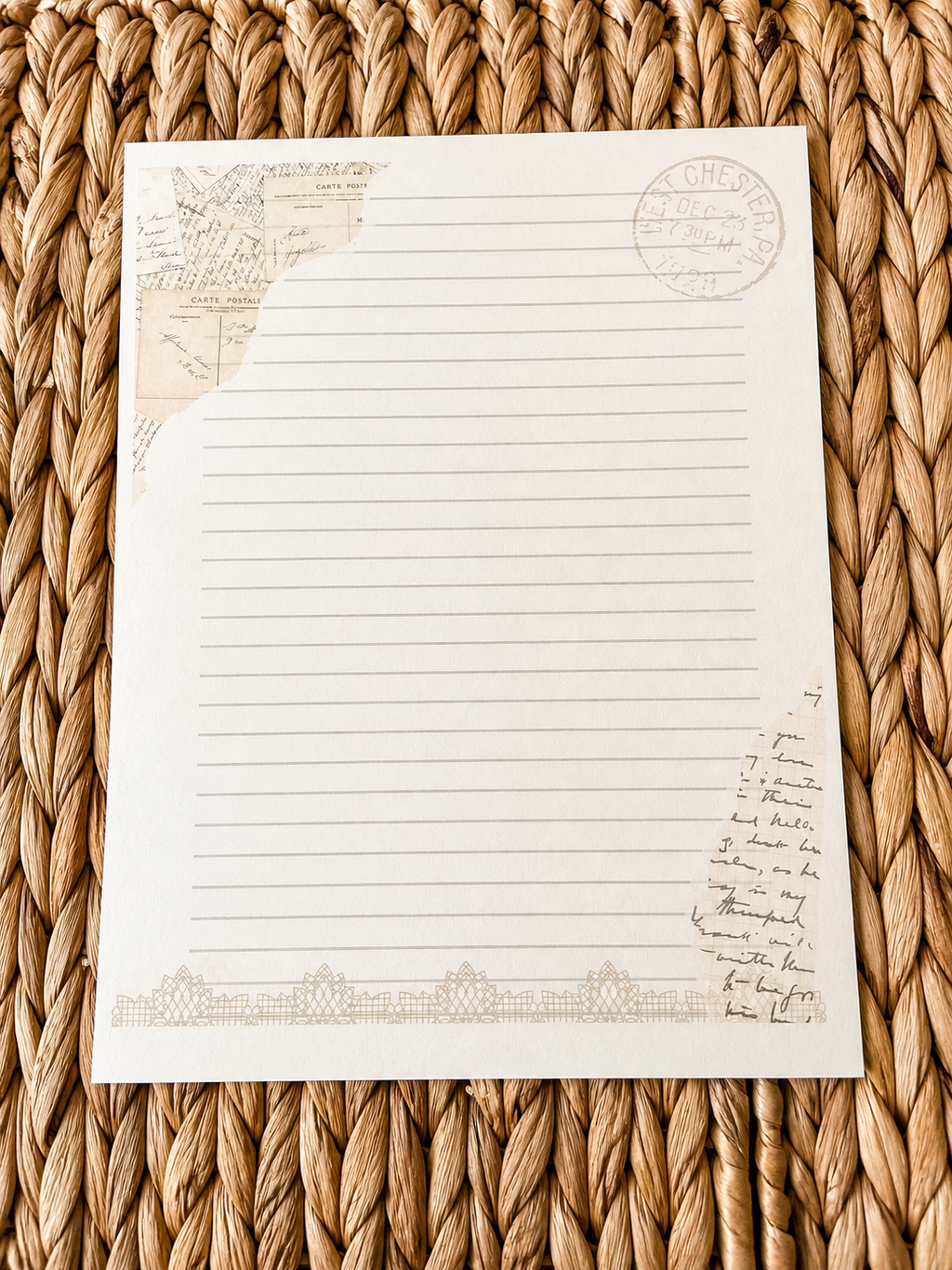 Letters & Lace Simple Set