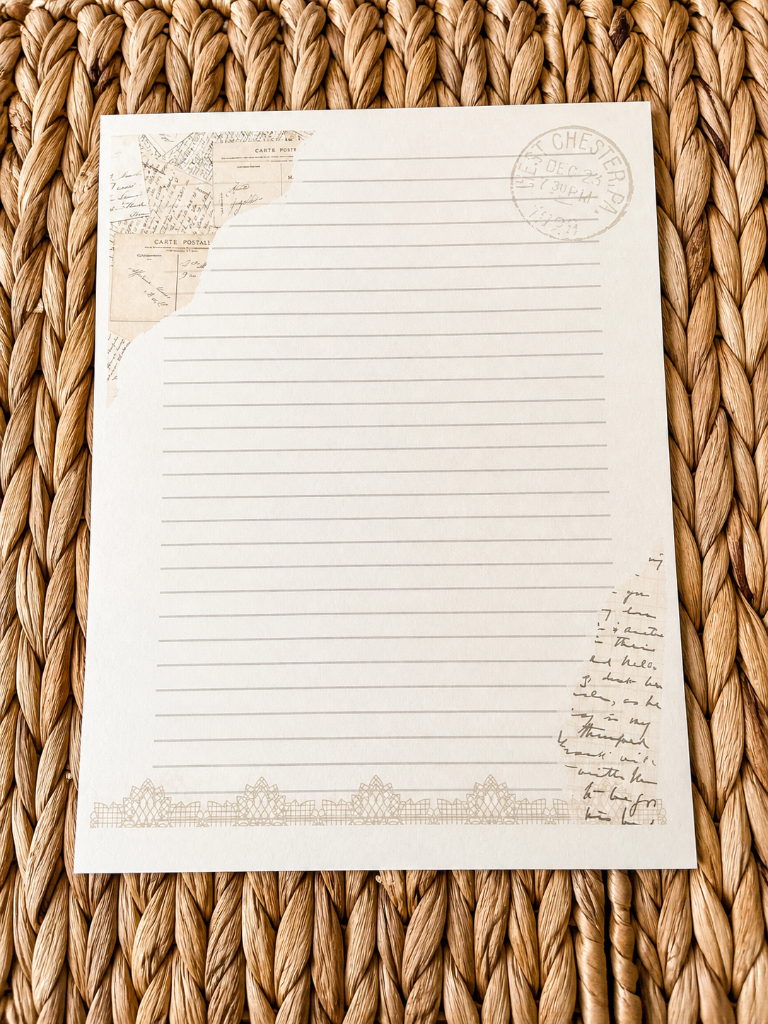 Letters & Lace Simple Set