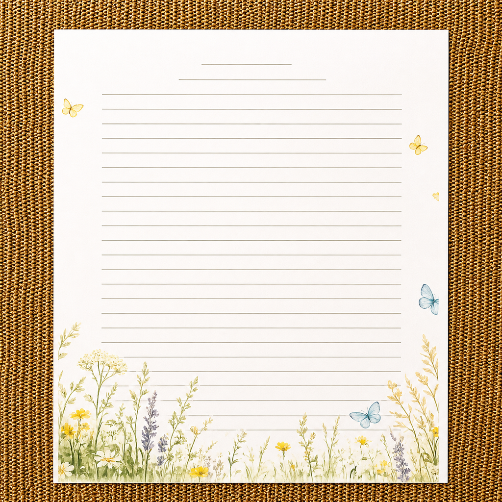 Quiet Meadows Stationery Kit
