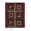 Rustic Quilted Throw